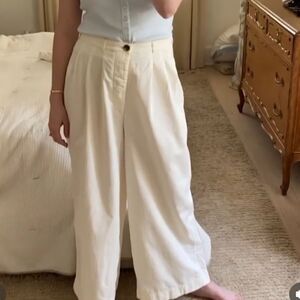 Sister Katie the gwyneth pant in off white small